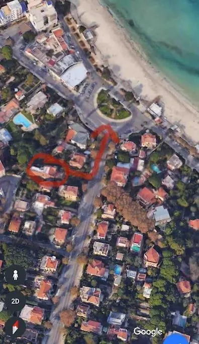 Mondello Sea View Beach Apartment 巴勒莫 0*,